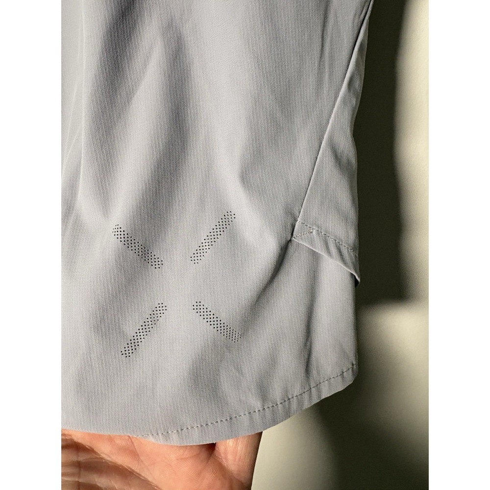 Ten Thousand Shorts Mens Large Gray n 6" Running Athletic Tactical Ripstop - Picture 5 of 7